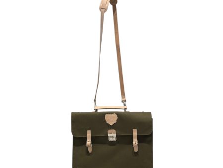 HUMAN MADE Bag GRN HM Canvas School Bag on Sale