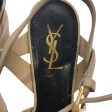 YVES SAINT LAURENT Heels EU 40 Leather BEG tribute sandal Cheap