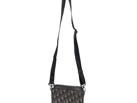 Christian Dior Cross Body Bag Monogram Cotton MLT Crossbody 0270 For Sale