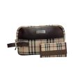 BURBERRY Clutch Bag Plaid Cotton CRM HOUSE CHECK CLUTCH Fashion