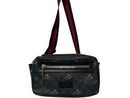 GUCCI Fanny Pack Monogram BLK TIGER BELT BAG Online now