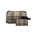 BURBERRY Clutch Bag Plaid Cotton CRM HOUSE CHECK CLUTCH Fashion