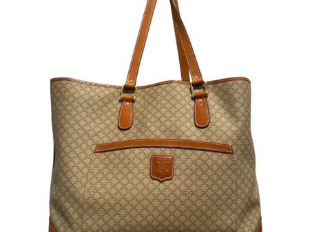 CELINE Tote Bag OS Monogram Leather BEG M08 For Cheap