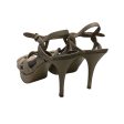 YVES SAINT LAURENT Heels EU 40 Leather BEG tribute sandal Cheap