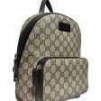 GUCCI Backpack Monogram Leather GRY MINI EDEN Discount