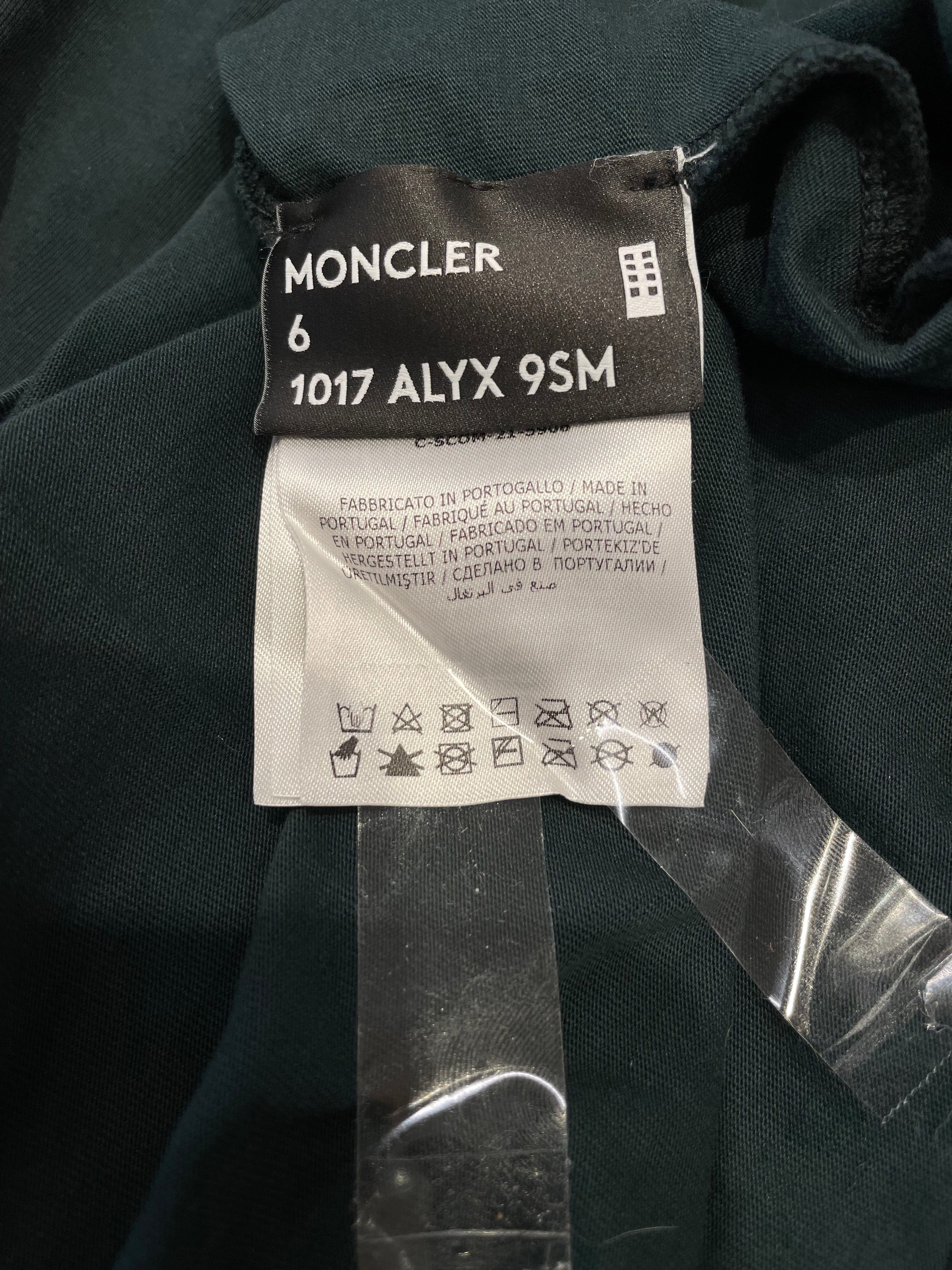 MONCLER 1017 ALYX 9SM(ALYX) LS T-Shirt S Cotton GRN Graphic Exploration of Dualities Supply