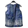 MARNI Tank Top 38 Cotton BLU All Over Print blue printed crew top For Cheap