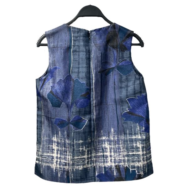 MARNI Tank Top 38 Cotton BLU All Over Print blue printed crew top For Cheap