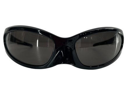 BALENCIAGA Sunglasses Celluloid BLK OVAL SWIFT Supply