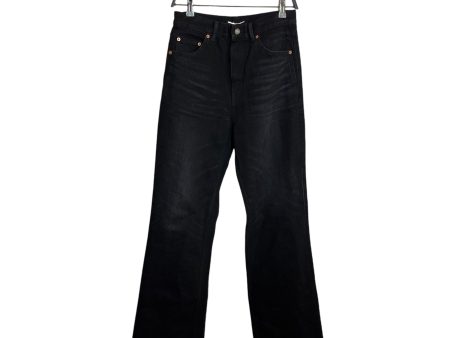 SAINT LAURENT Straight Pants 30 Denim BLK 70s D35 M  70 s - HW For Discount