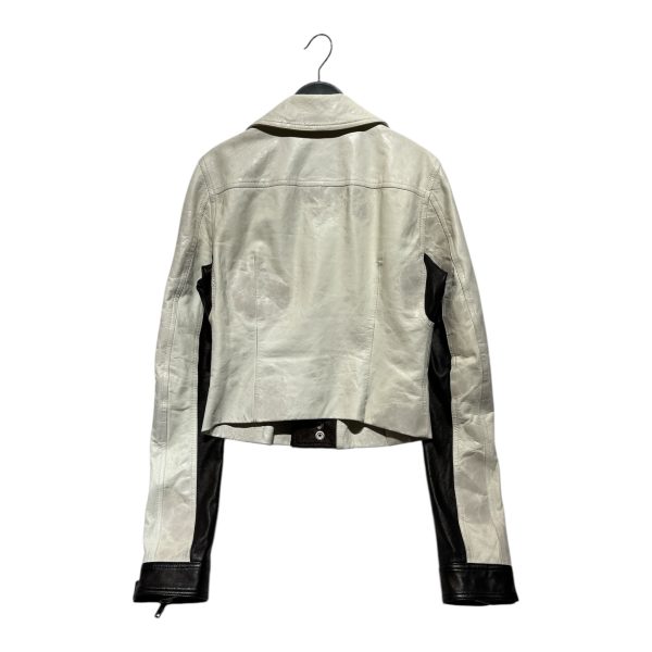 Rick Owens Leather Jkt 6 Leather WHT DRACUBIKER For Discount