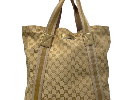 GUCCI Tote Bag OS Monogram Cotton CML Shopper bag Sale