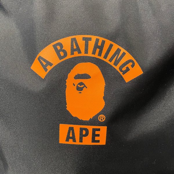 BAPE Tote Bag M BLK  Discount