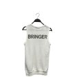 HYSTERIC GLAMOUR Tank Top Cotton WHT 90s fish net CHAOS BRINGER Discount