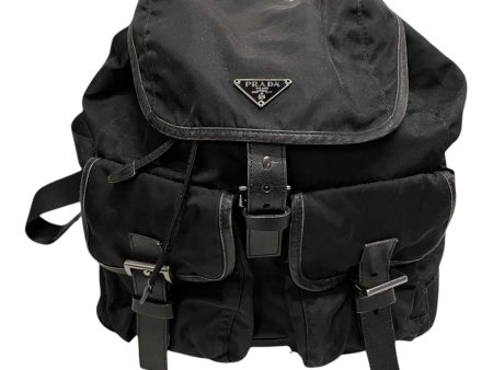 PRADA Backpack Nylon BLK BACKPACK For Discount