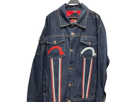 EVISU Denim Jkt XXXXL Denim NVY Stripe  Online