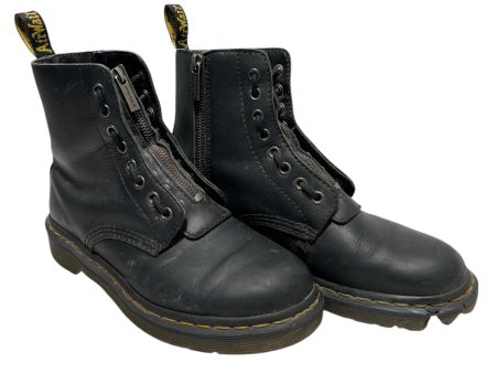 Dr.Martens Boots US 8 Leather BLK  Hot on Sale