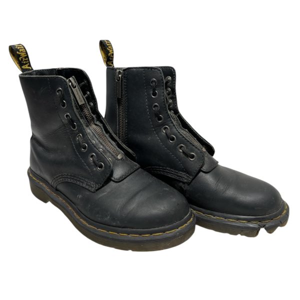 Dr.Martens Boots US 8 Leather BLK  Hot on Sale