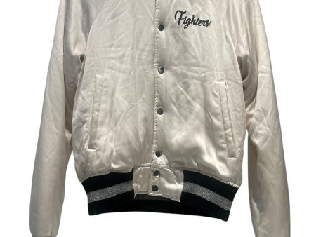 AMIRI Jacket XS Silk WHT Graphic  For Cheap