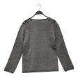 COMME des GARCONS Sweater XS Leopard Wool GRY  For Sale