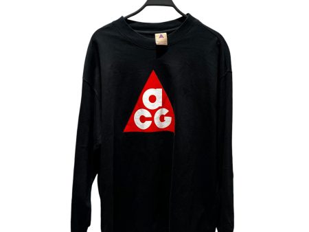 NIKE ACG LS T-Shirt XXL Cotton BLK Graphic  For Cheap