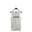 HYSTERIC GLAMOUR Tank Top Cotton WHT 90s fish net CHAOS BRINGER Discount