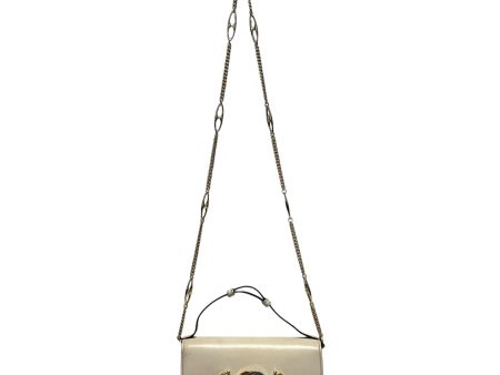 GUCCI Clutch Bag Leather WHT ZIMA Discount