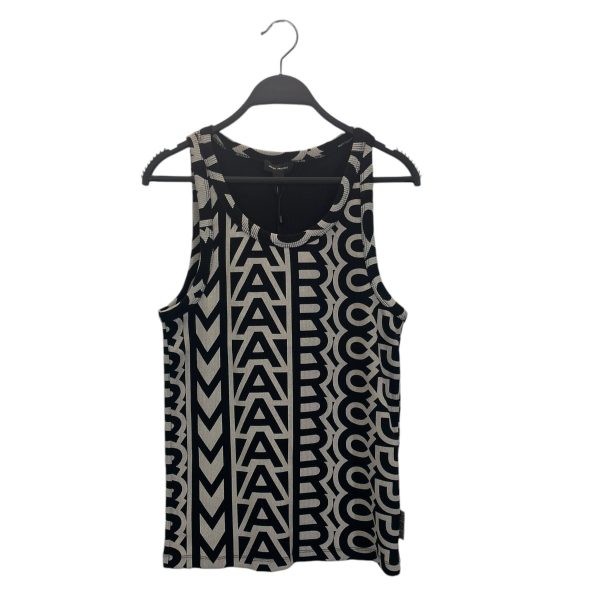 MARC JACOBS Tank Top XL Cotton BLK Monogram  Cheap