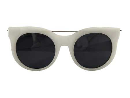 Alexander McQueen Sunglasses Plastic WHT METAL BAR Online now