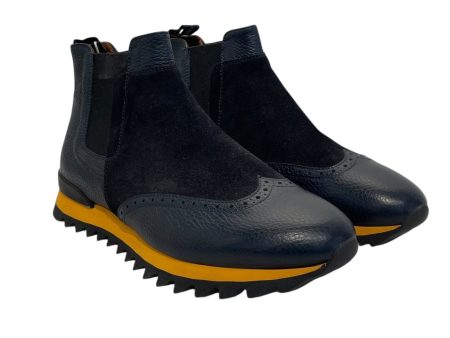 Alberto Guardiani Boots US 8 Leather NVY  on Sale