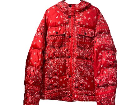 Levi s Puffer Jkt XXL Polyester RED Paisley  Hot on Sale