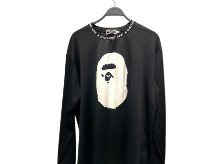 BAPE LS T-Shirt XXXL Polyester BLK Graphic  For Cheap