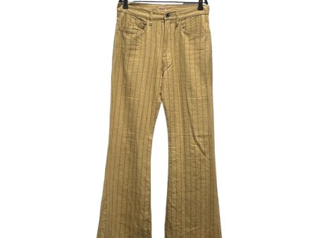 KAPITAL Bootcut Pants 32 Stripe Cotton GLD Red Stripes For Discount