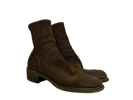 GUIDI Ankle Boots EU 37 Linen CML BACK ZIP Hot on Sale