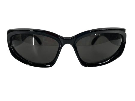 BALENCIAGA Sunglasses Celluloid BLK FUTURISTIC For Discount