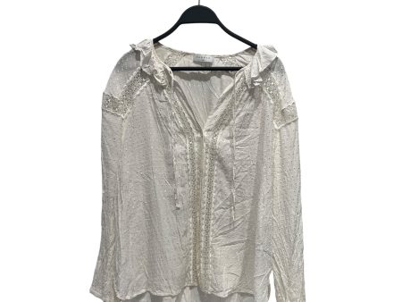 sandro Blouse 2 Polyester WHT  Supply