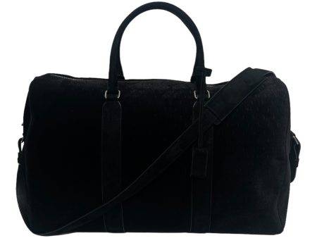 SAINT LAURENT Luggage OS Monogram Suede BLK LE MONOGRAMME 48H Supply