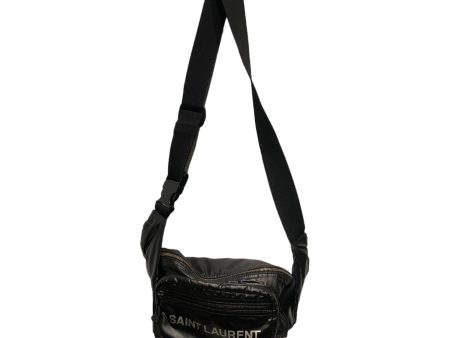 SAINT LAURENT Cross Body Bag BLK NUXX BELT BAG Online Hot Sale