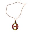 HERMES Necklace Orange  Online Sale