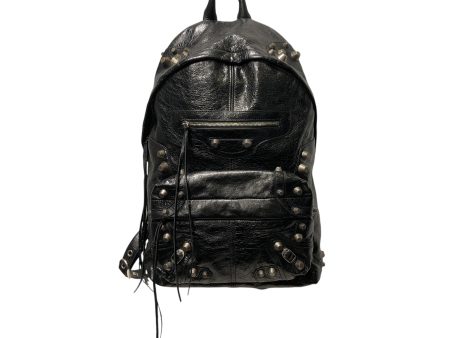 BALENCIAGA Backpack Leather BLK Le Cagole Hot on Sale