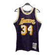 mitchell&ness Tank Top L Polyester PPL Leopard SHAQ LAKERS 96-97 Hot on Sale