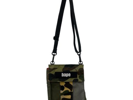 BAPE Cross Body Bag Camouflage Nylon GRN  Sale