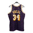 mitchell&ness Tank Top L Polyester PPL Leopard SHAQ LAKERS 96-97 Hot on Sale