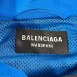 BALENCIAGA Windbreaker 48 Nylon BLU FW21 SPORTY B LOGO Online Hot Sale