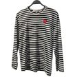 CDG LS T-Shirt L Cotton MLT Stripe  Fashion