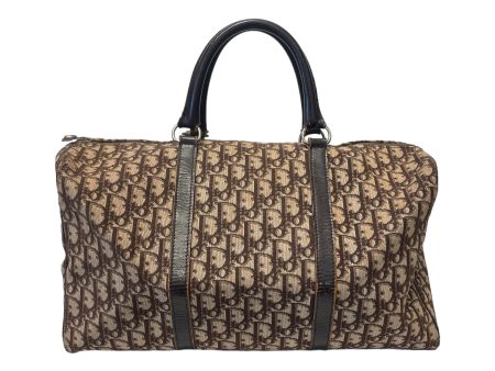 Christian Dior Bag Monogram Cotton BRW Mini Duffle on Sale