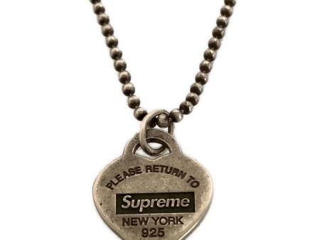 Supreme TIFFANY&Co. Necklace SV925 SLV Please Return To Fashion