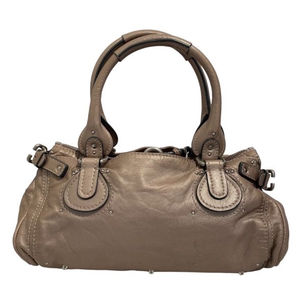 Chloe Hand Bag Leather BEG  For Discount