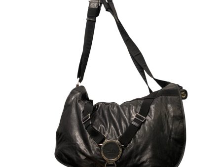 GUCCI Cross Body Bag Leather BLK ROTATING LOCK MECHANISM Sale