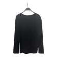 ISSEY MIYAKE LS T-Shirt 2 Black Cotton ME93JK502 Online